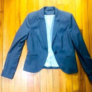 Grey suit jacket